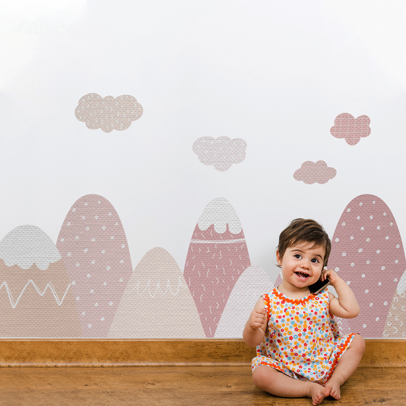 Baby Nursery Murals - Скандинавский домашний декор, теплый воздушный шар,