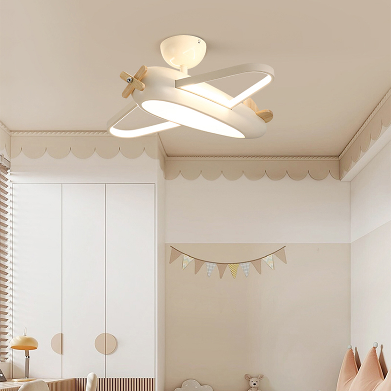 Baby Nursery Ceiling Light - Потолочный светильник с мультяшным самолетом, креативный