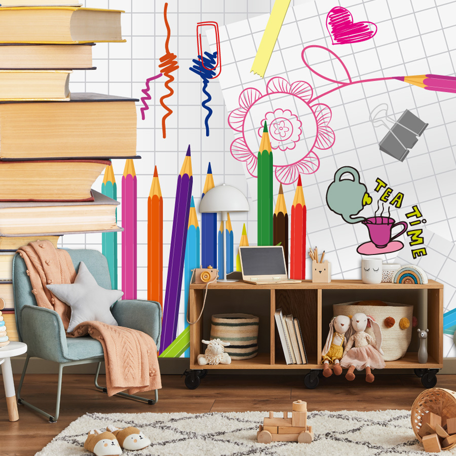 Baby Nursery Murals - Пользовательские, легко наносятся, обои для гостиной,