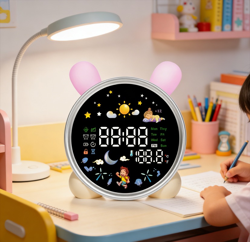 Sound Sleep Trainer Clock - Детский будильник-тренер сна с ночником и