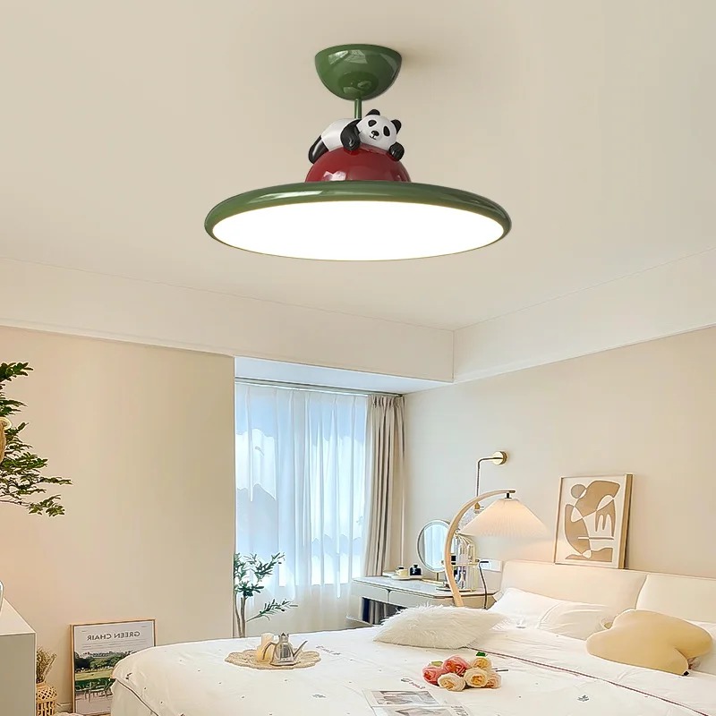 Baby Nursery Ceiling Light - Светодиодный потолочный светильник в мультяшном кремовом