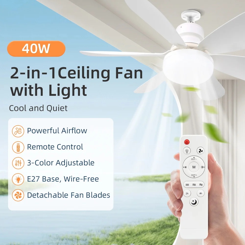 Baby Nursery Ceiling Light - Потолочный вентилятор-светильник для детской комнаты 2026,