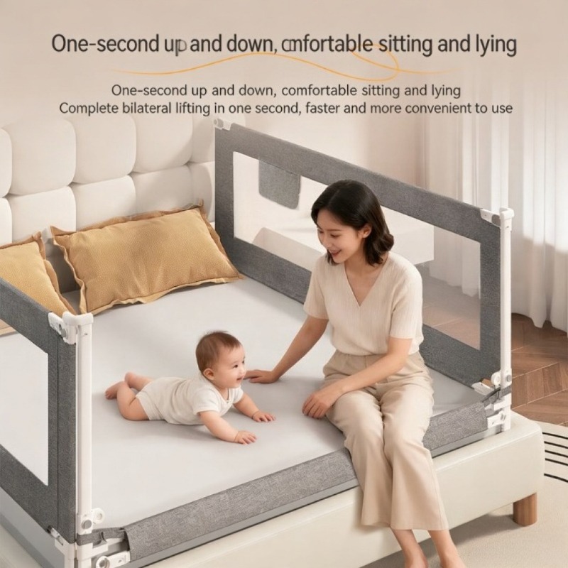 Bed Rail Toddler - Регулируемая ограждение для кроватки 180 см