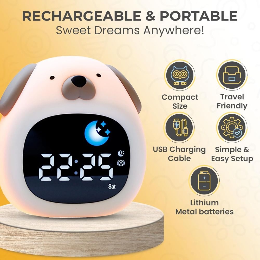 Новый яркий будильник в форме  – обзор и цена Sound Sleep Trainer Clock