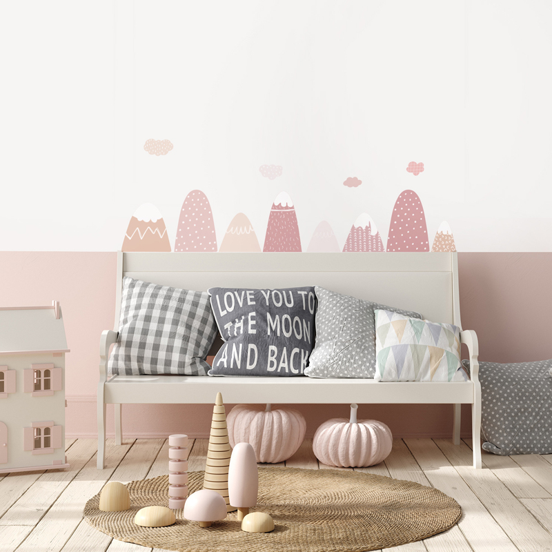 Скандинавский домашний декор,  – обзор и цена Baby Nursery Murals