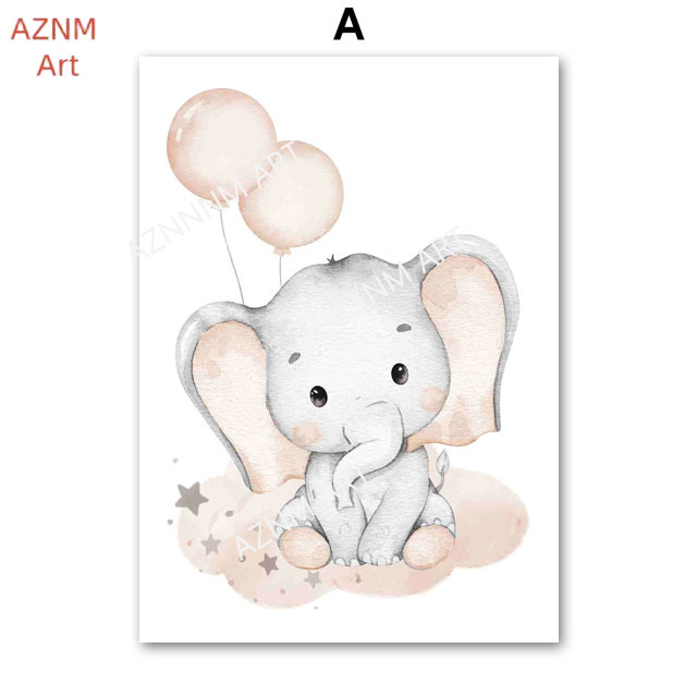 Постеры с изображением слона,  – обзор и цена Baby Nursery Products