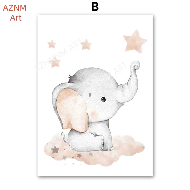 Постеры с изображением слона,  – обзор и цена Baby Nursery Products