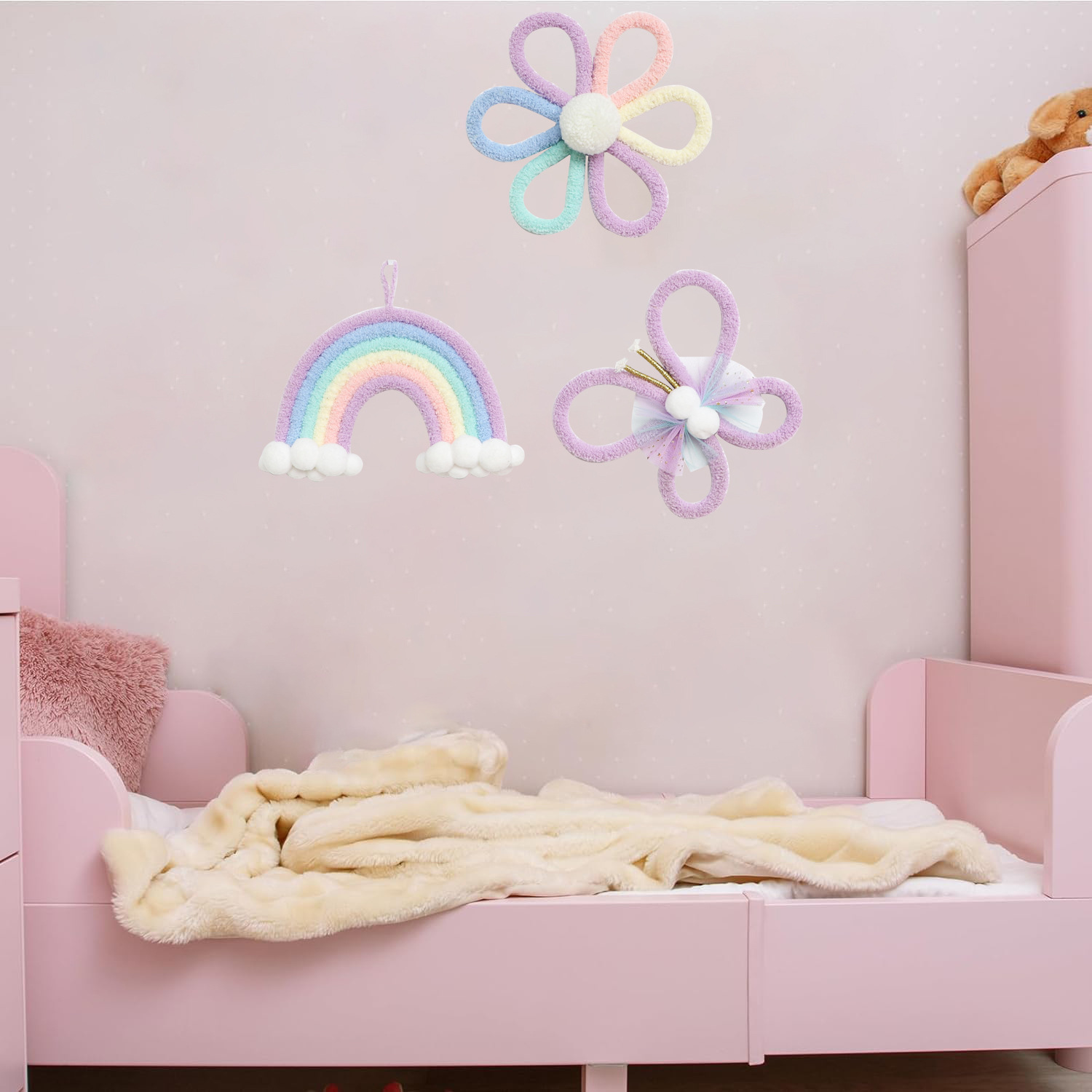 Настенный декор в стиле бохо с – обзор и цена Baby Nursery Girl Room