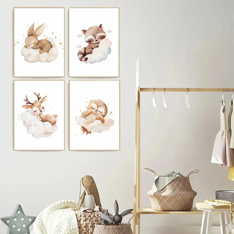 Мультфильм Облако Животное Хол – обзор и цена Baby Nursery Murals