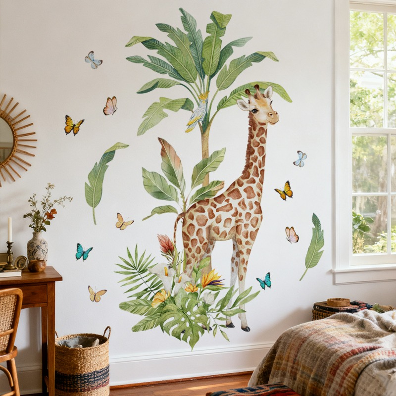 Большое лесное животное, жираф – обзор и цена Baby Nursery Murals