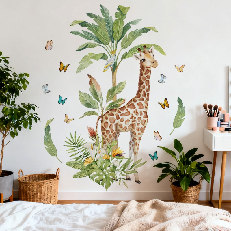 Большое лесное животное, жираф – обзор и цена Baby Nursery Murals