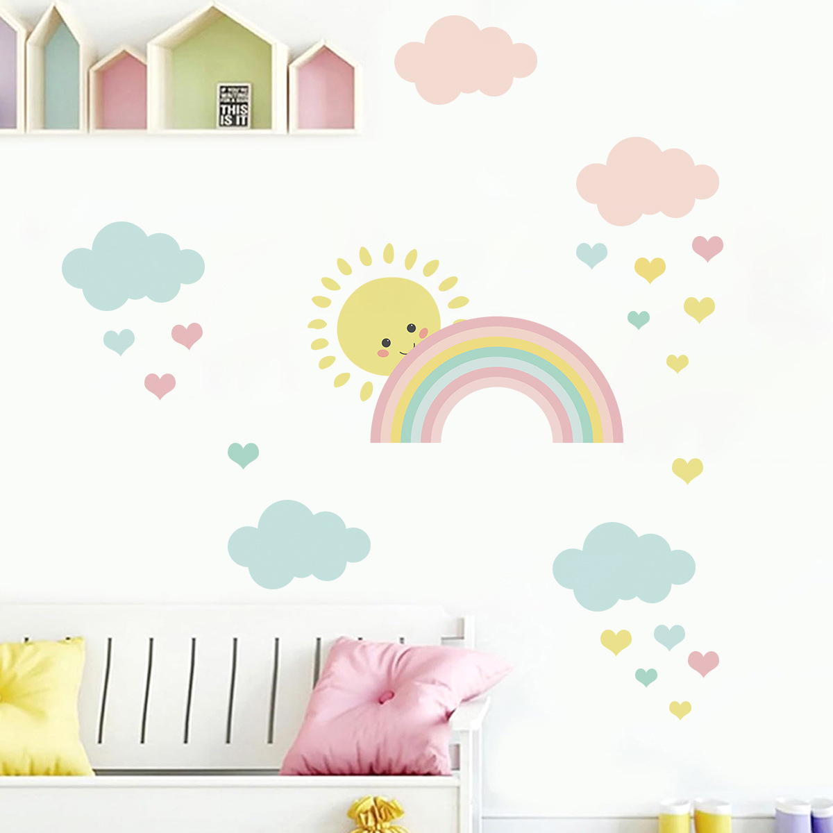 Наклейки на стену с мультяшным – обзор и цена Baby Nursery Murals