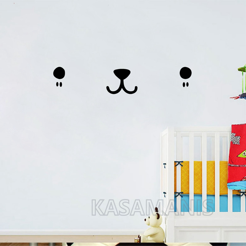 Милые кавайные настенные карти – обзор и цена Baby Nursery Murals