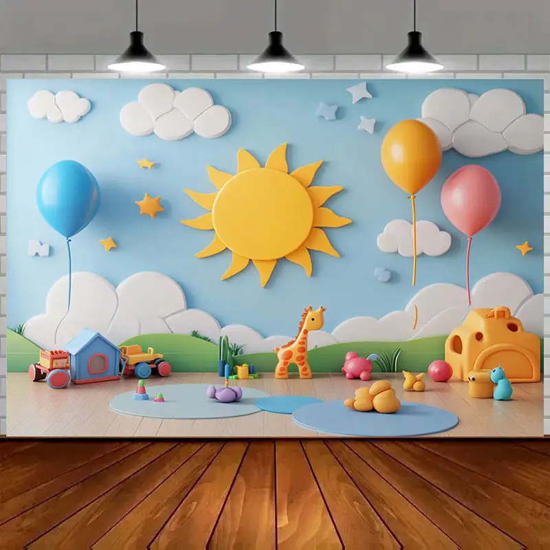 Большой мультяшный настенный с – обзор и цена Baby Nursery Murals