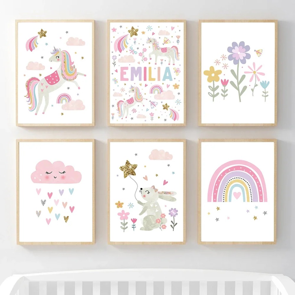 Розовый единорог, кролик, раду – обзор и цена Baby Nursery Girl Room