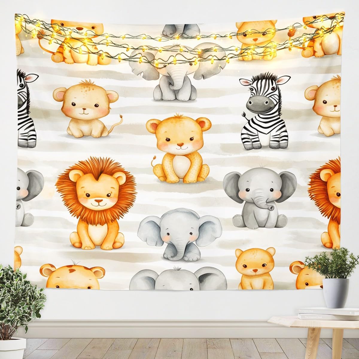 Милый гобелен с изображением ж – обзор и цена Baby Nursery Zoo Animals