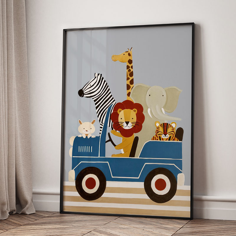 Забавные мультяшные животные:  – обзор и цена Baby Nursery Products