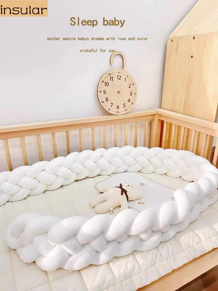 Защитный бортик-косичка для де – обзор и цена Baby Nursery Pillow