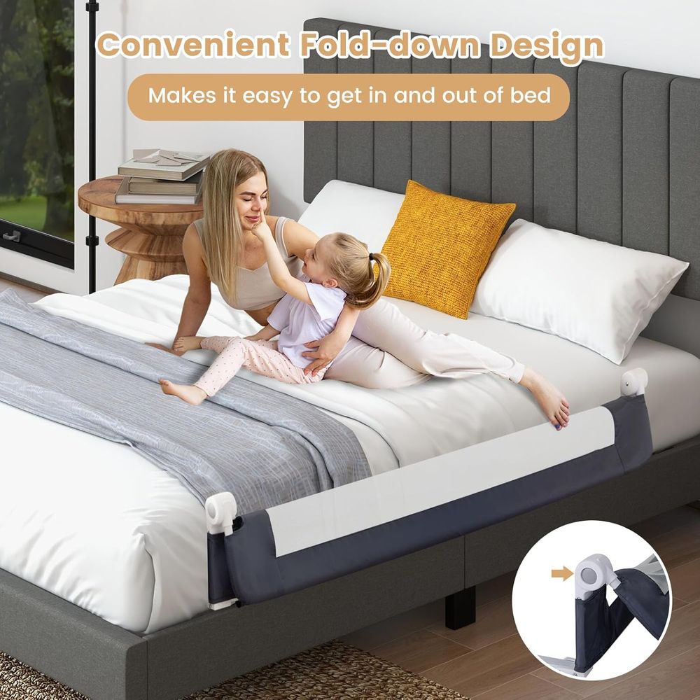 60-дюймовый сверхдлинный порта – обзор и цена Bed Rail Toddler