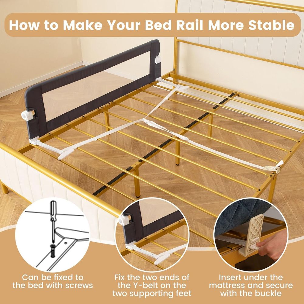 60-дюймовый сверхдлинный порта – обзор и цена Bed Rail Toddler